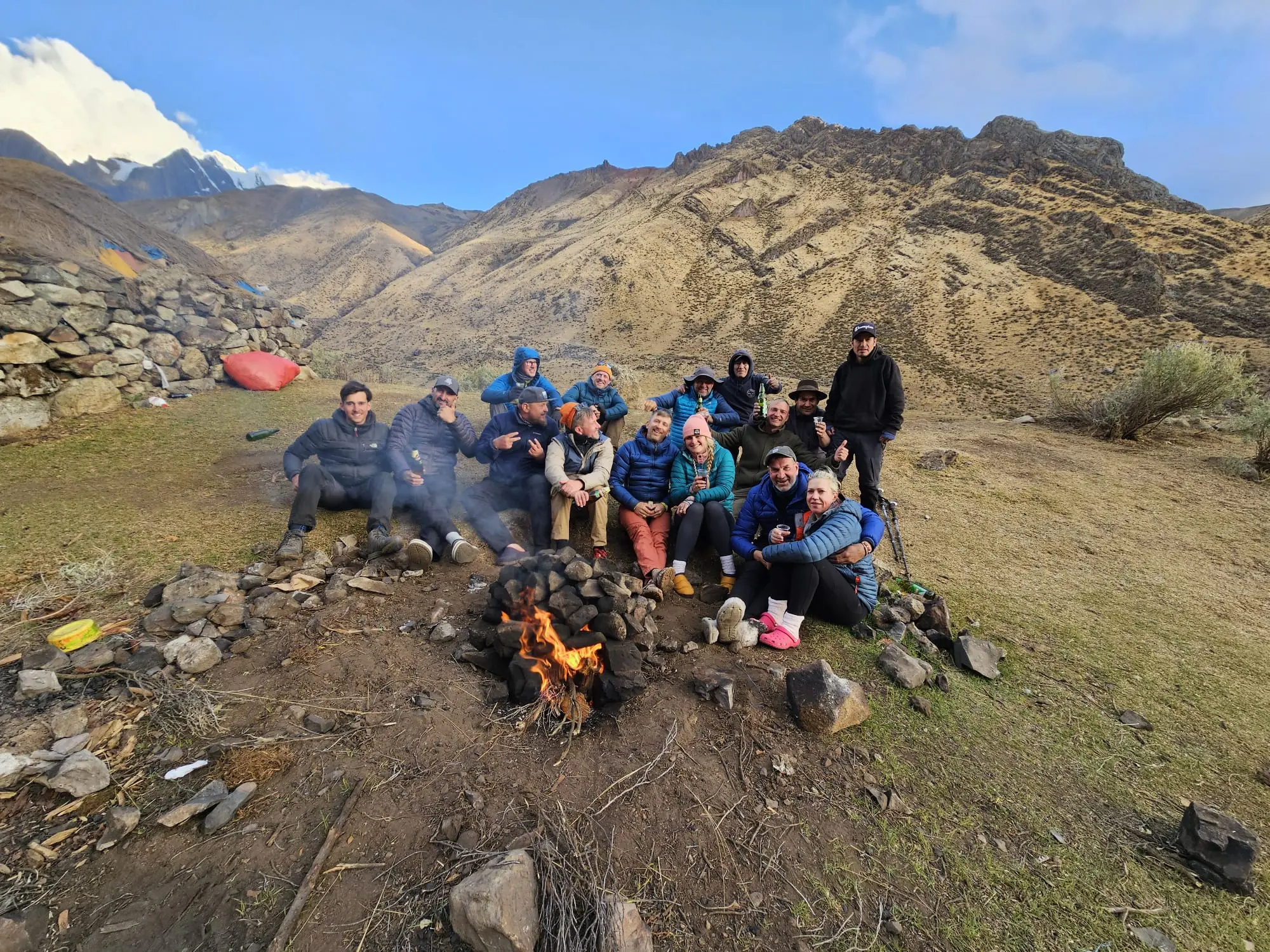 Servicio de comida en campamento base
