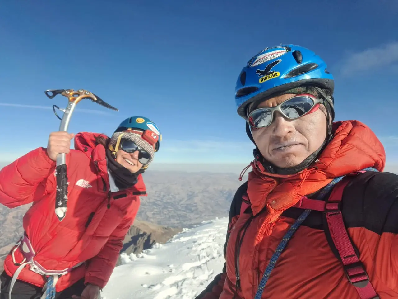 Escalada nevado vallunaraju Cordillera Blanca - Peru - 2