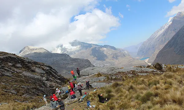 Caminata ascensión santa Cruz - llanganuco - montaña pisco - 5