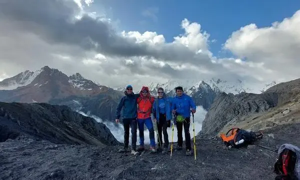 Trekking y ascencion llamac - nevado leon dormido - cajatambo - 4
